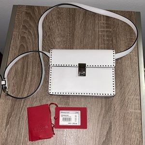 Valentino Garavani  small stud stitching shoulder bag